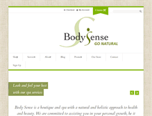 Tablet Screenshot of bodysense.org